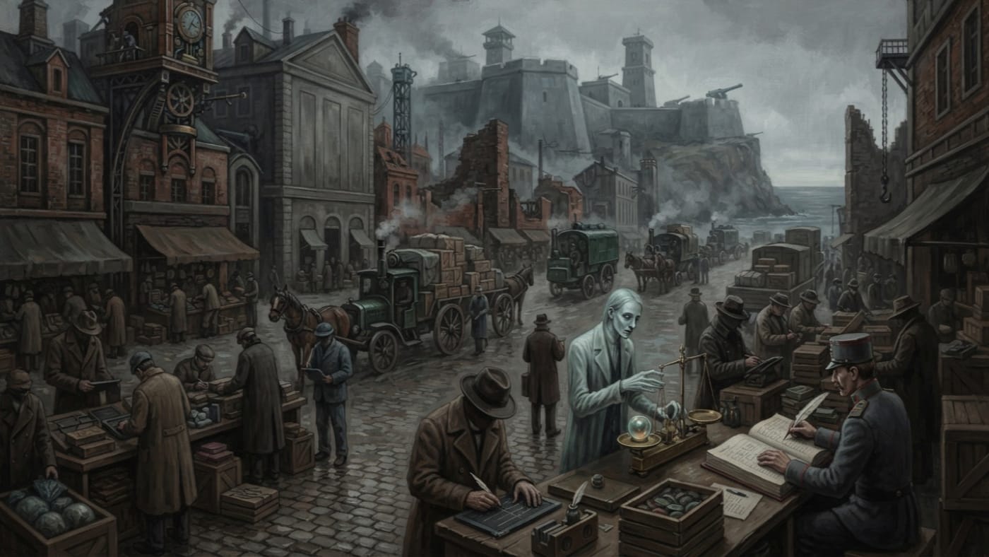 Counting Kingdoms — Counting Kingdoms, rendered as oil-painting.