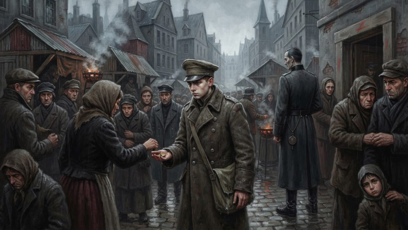 Creed Runner — Creed Runner, rendered as oil-painting.