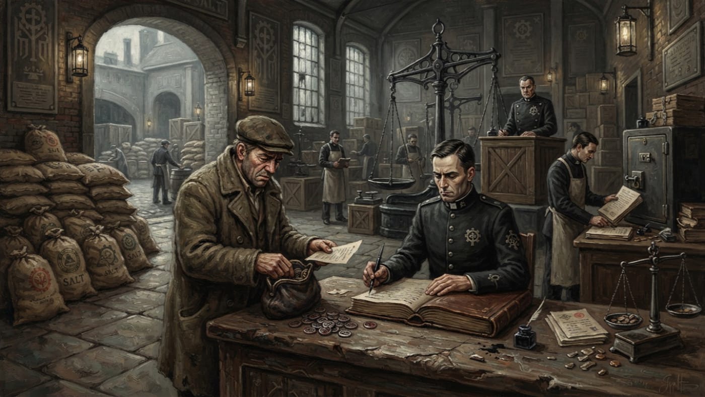 Crown of Grace accounting — Crown of Grace accounting, rendered as oil-painting.