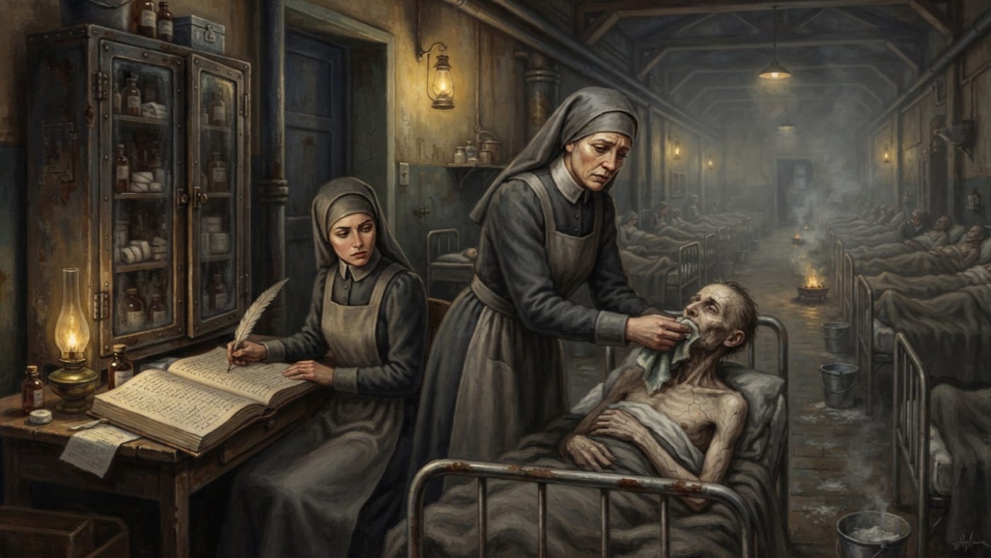Crumble Ward Sisters — Crumble Ward Sisters, rendered as oil-painting.