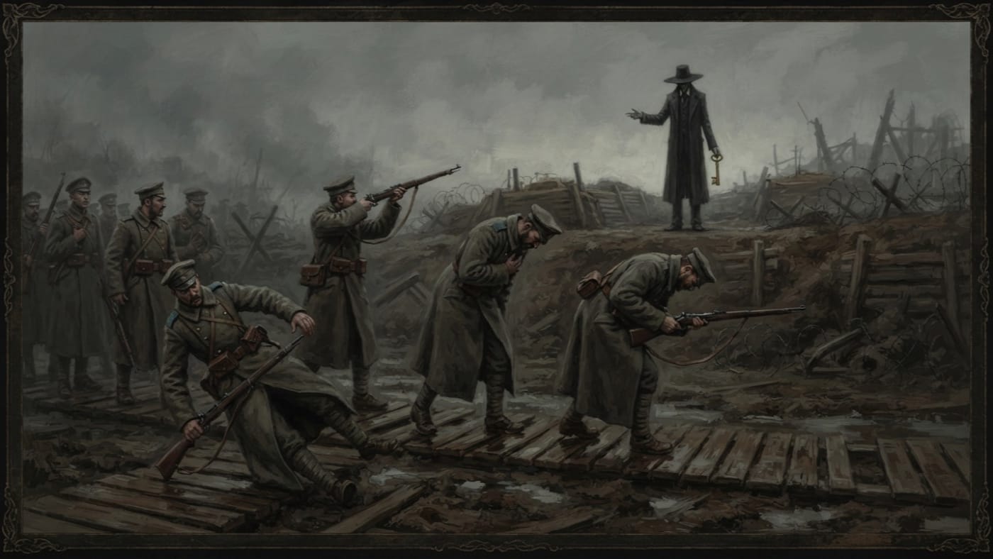 Debt-Binder — Debt-Binder, rendered as oil-painting.
