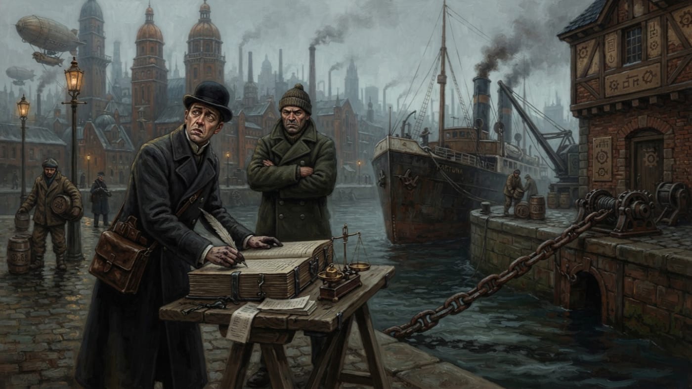 Denmark — Denmark, rendered as oil-painting.