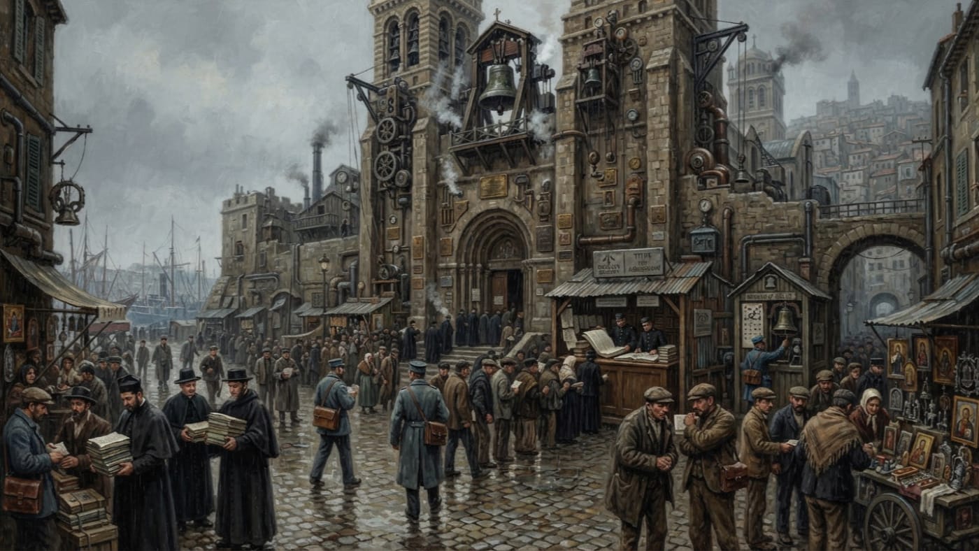 Diocese — Diocese, rendered as oil-painting.