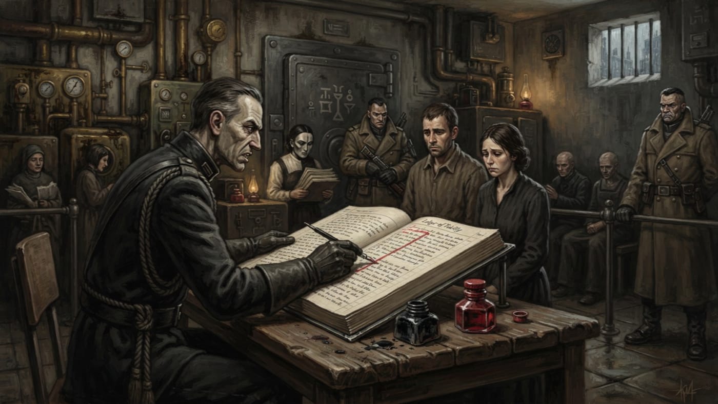 Dissolution Formula — Dissolution Formula, rendered as oil-painting.