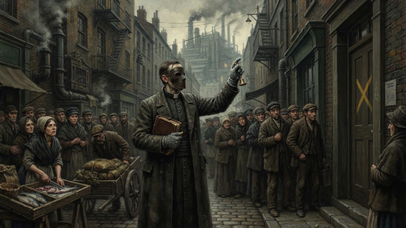 District Vicar — District Vicar, rendered as oil-painting.