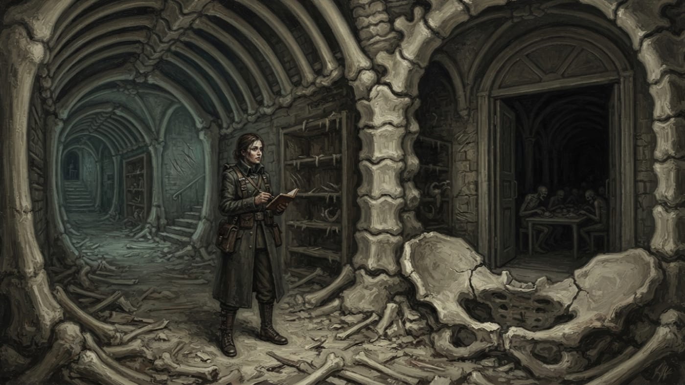 Deposition 7-K — Deposition 7-K, rendered as oil-painting.