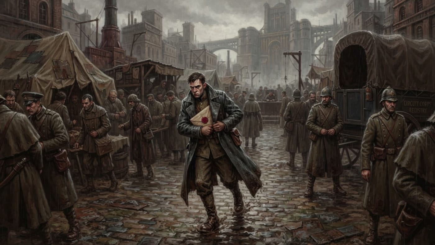 Docket Runner — Docket Runner, rendered as oil-painting.
