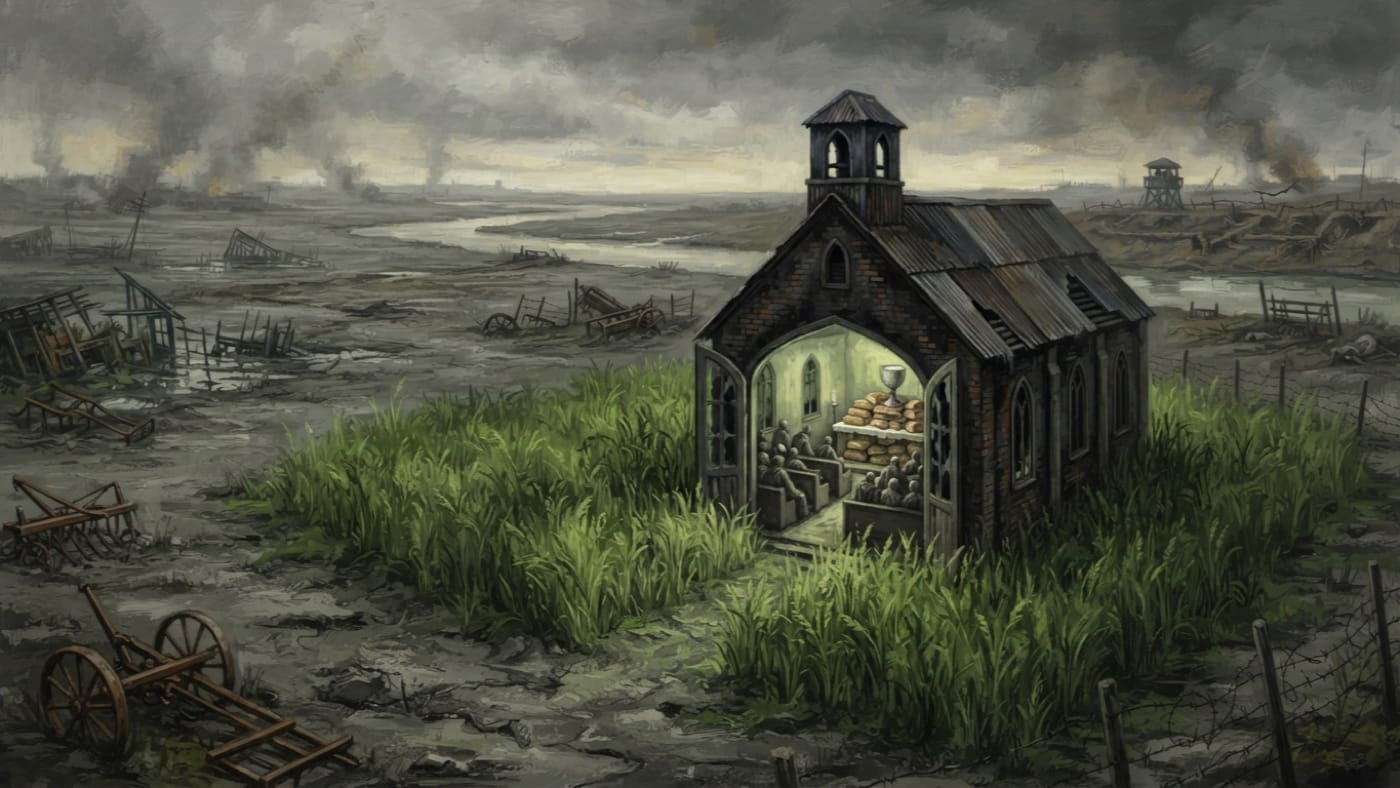 Drava Lowlands — Drava Lowlands, rendered as oil-painting.
