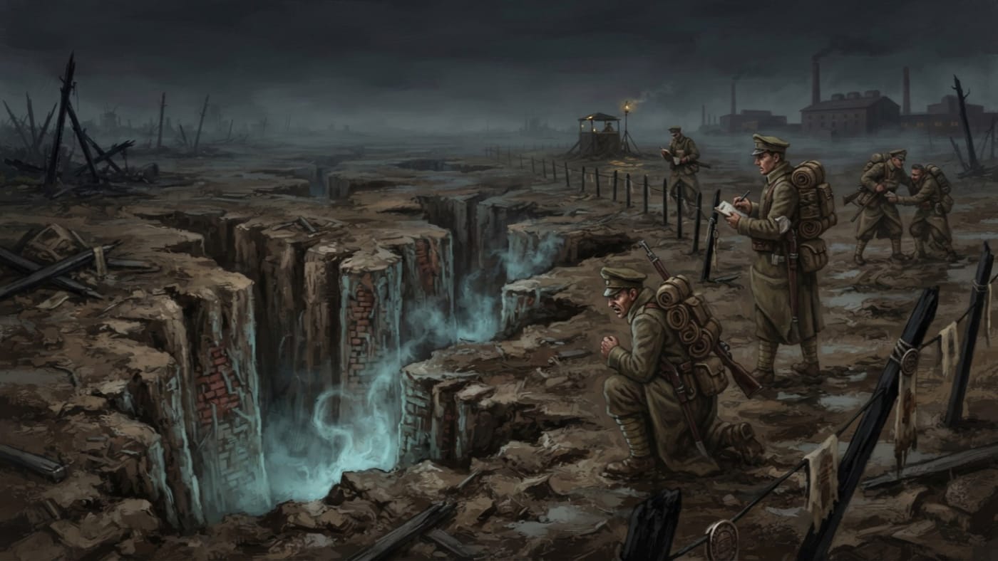 Drava Throats — Drava Throats, rendered as oil-painting.