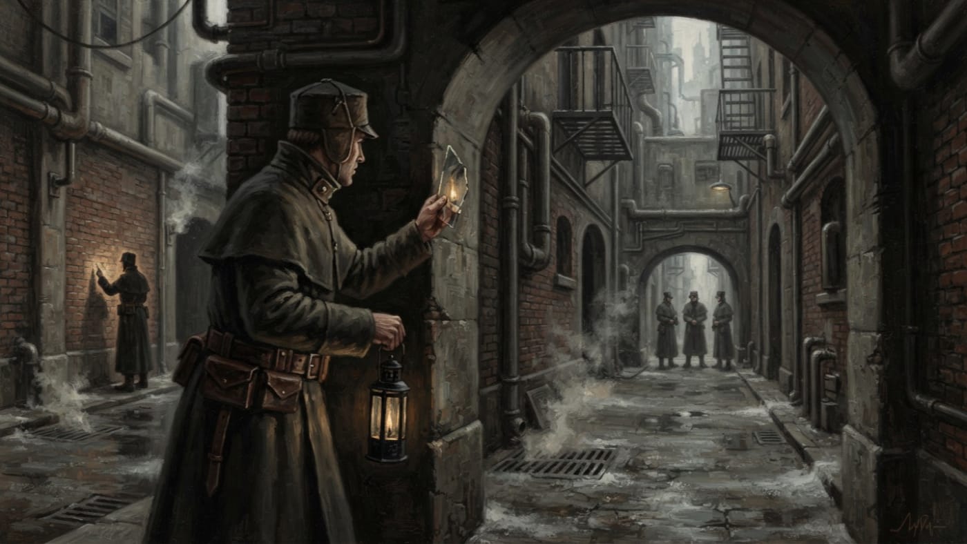 Mirror-Flash — Mirror-Flash, rendered as oil-painting.