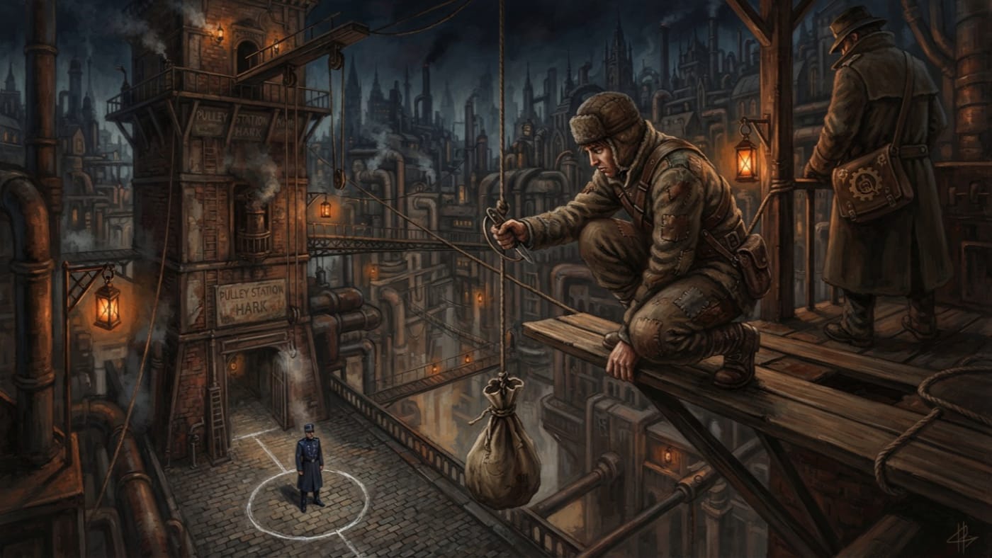 Drop Test — Drop Test, rendered as oil-painting.