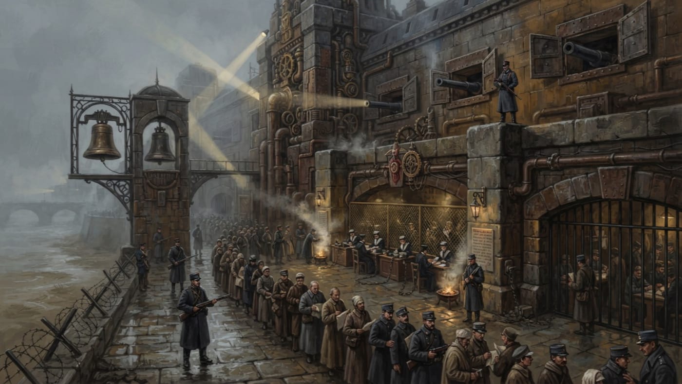 East Gate — East Gate, rendered as oil-painting.