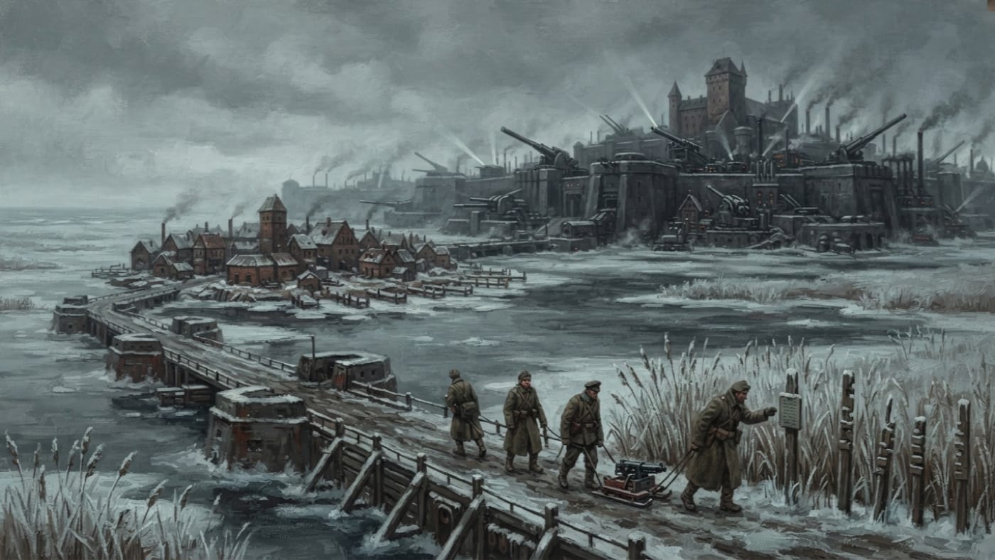 East Prussia — East Prussia, rendered as oil-painting.
