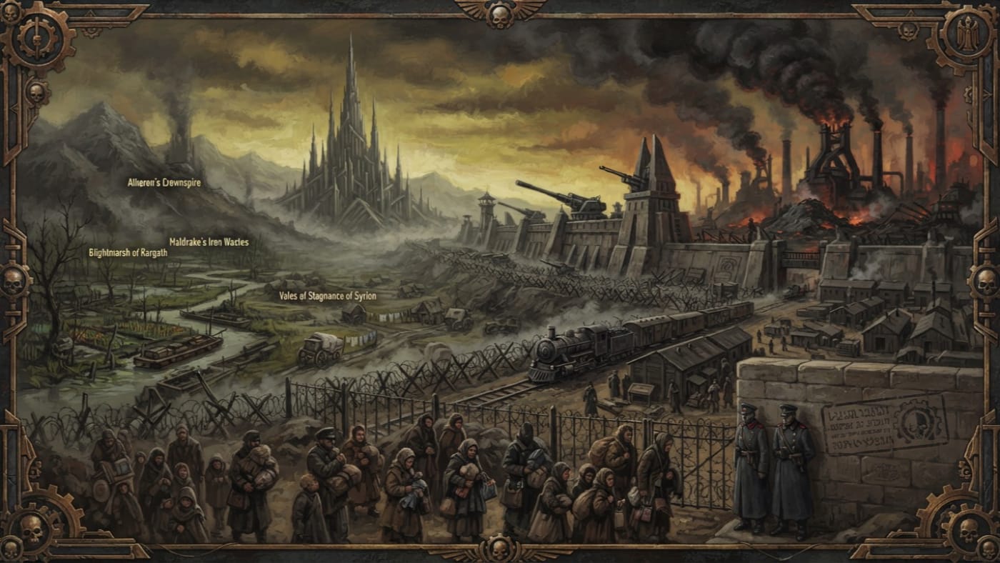 Eastern Kingdoms — Eastern Kingdoms, rendered as oil-painting.