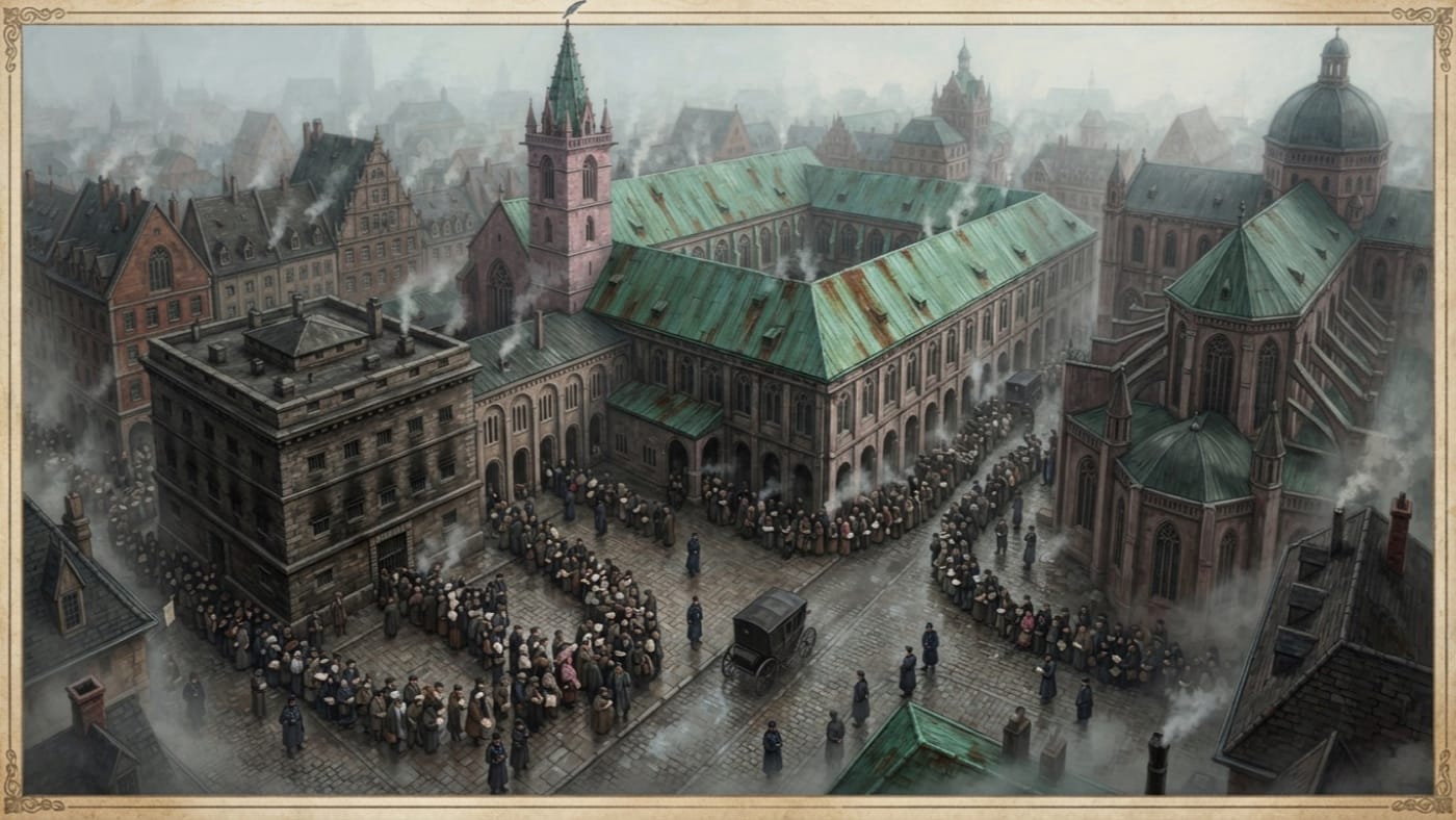Ecclesiastical Quarter — Ecclesiastical Quarter, rendered as oil-painting.