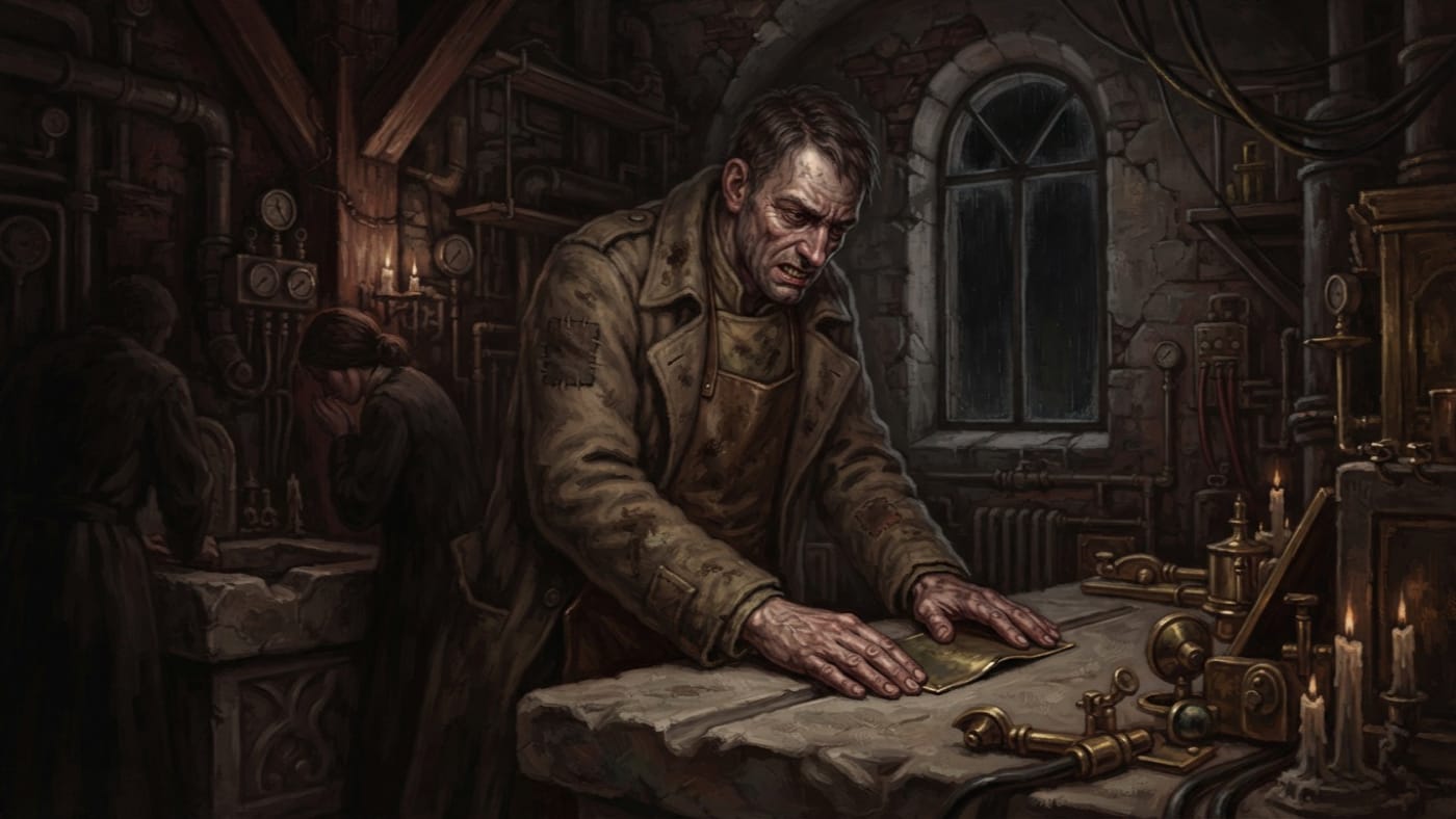 Edrik Vaul — Edrik Vaul, rendered as oil-painting.