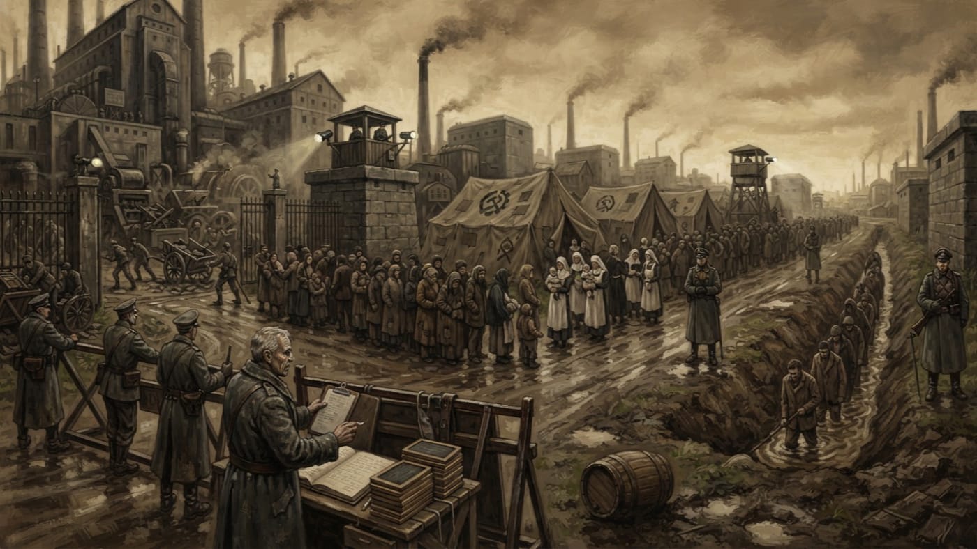 Emergency Disposition Table 4-B — Emergency Disposition Table 4-B, rendered as oil-painting.
