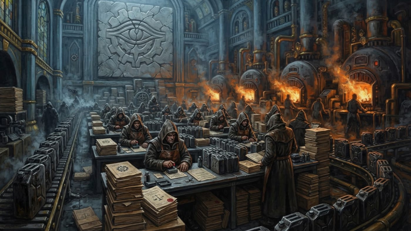 Enforcement Digest — Enforcement Digest, rendered as oil-painting.