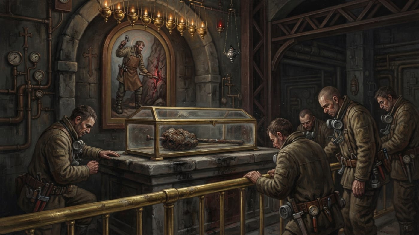 Extraction Chapel — Extraction Chapel, rendered as oil-painting.