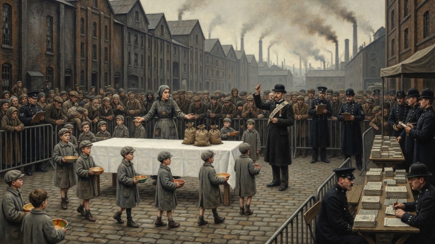 Feast of the Empty Table — Feast of the Empty Table, rendered as oil-painting.