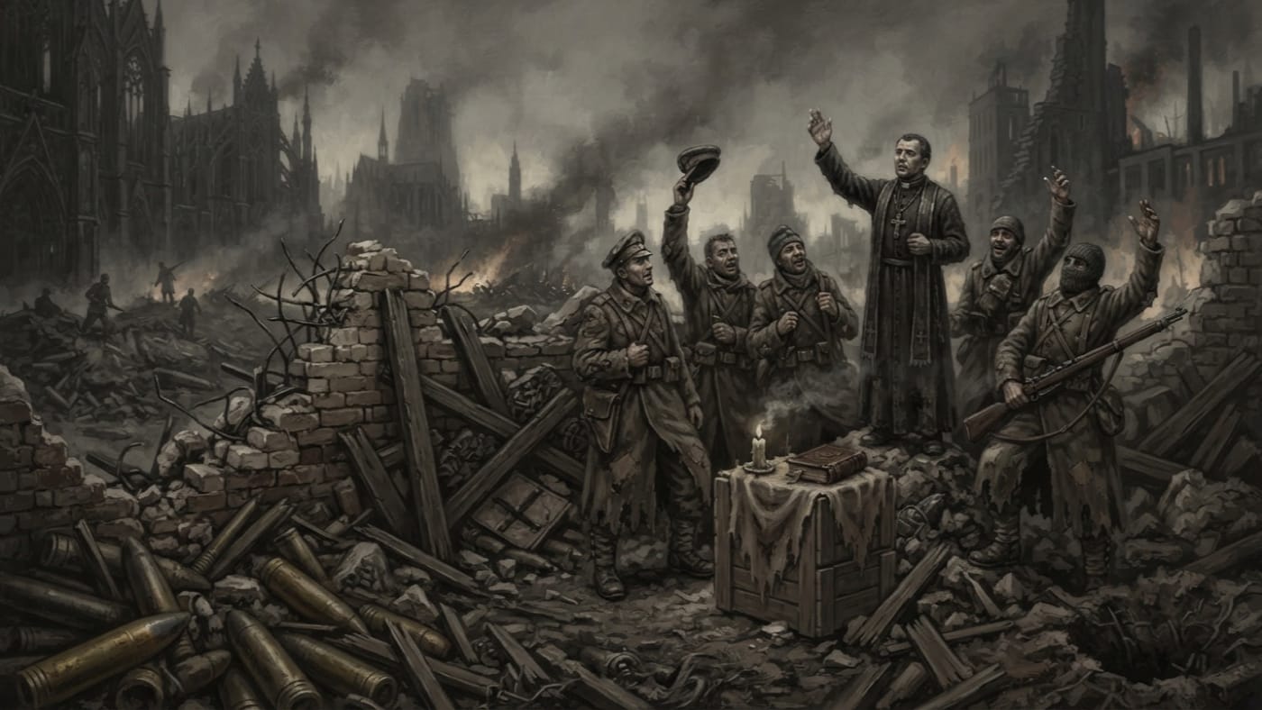 Feast of the Unbroken Wall — Feast of the Unbroken Wall, rendered as oil-painting.