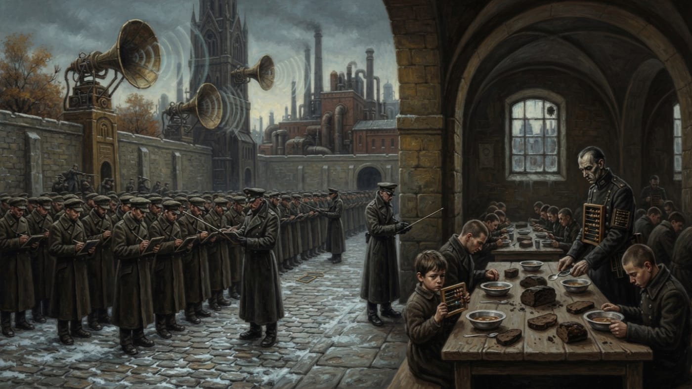 Feast of the Exact Ear — Feast of the Exact Ear, rendered as oil-painting.