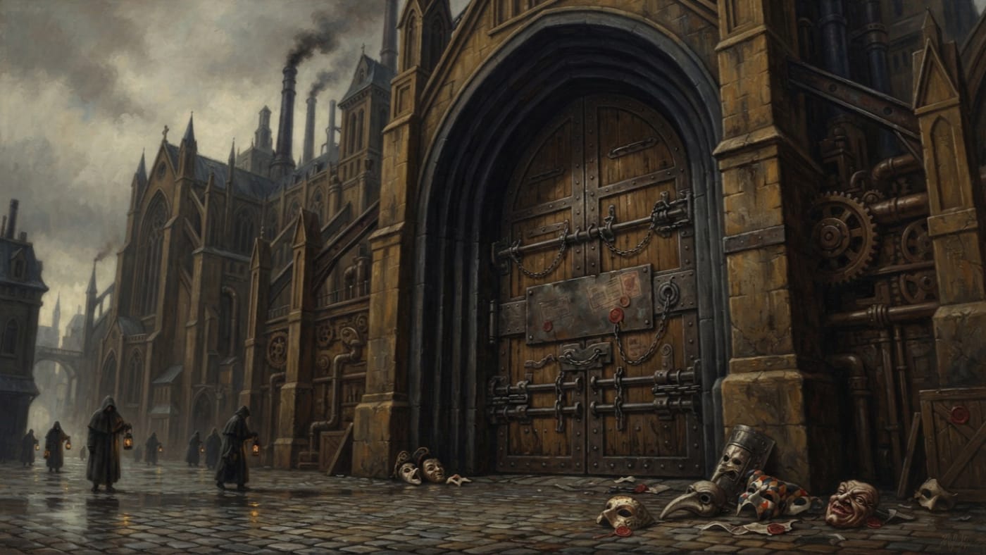 Feast of the Sealed Door — Feast of the Sealed Door, rendered as oil-painting.