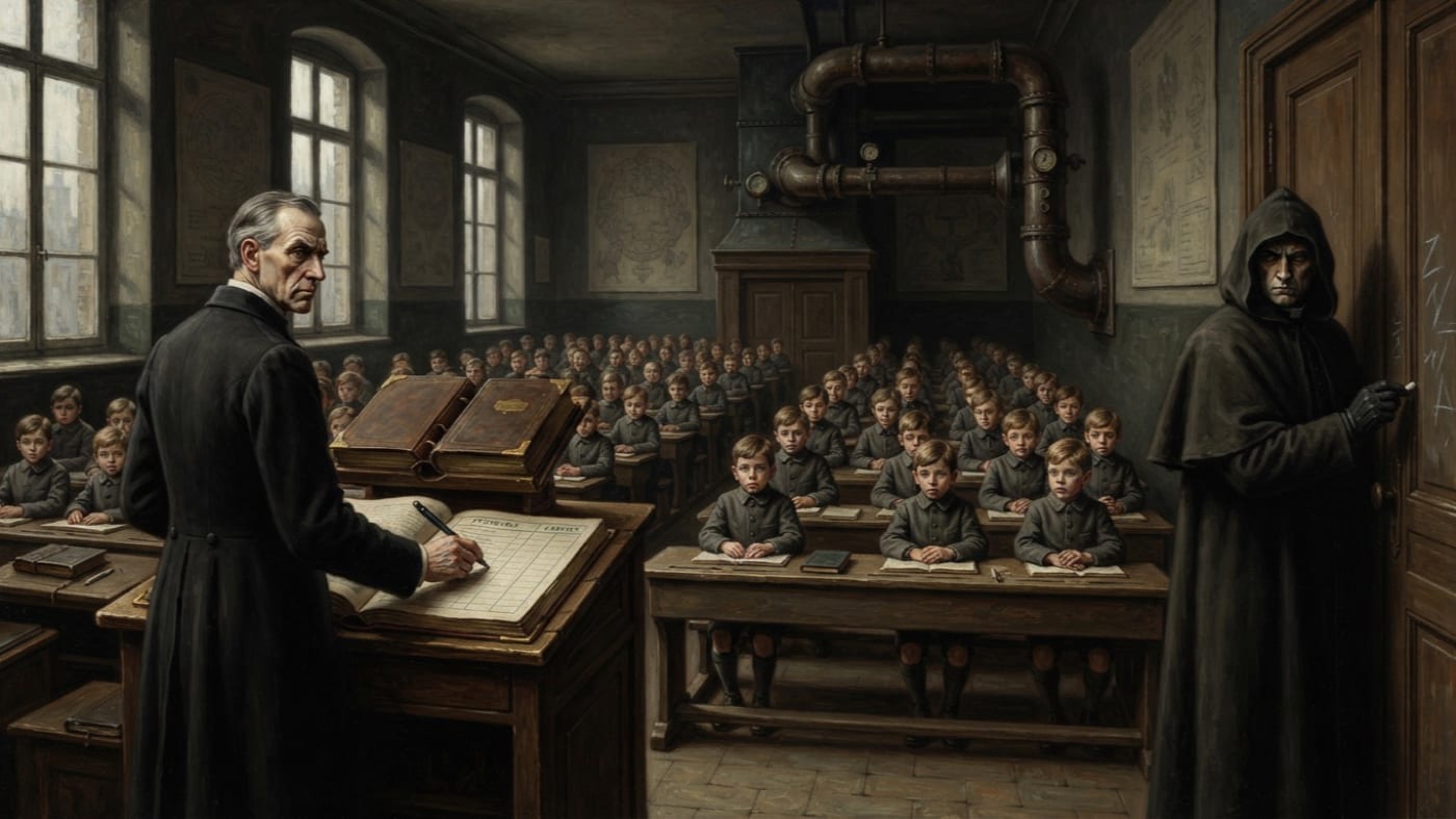 First Catechism — First Catechism, rendered as oil-painting.