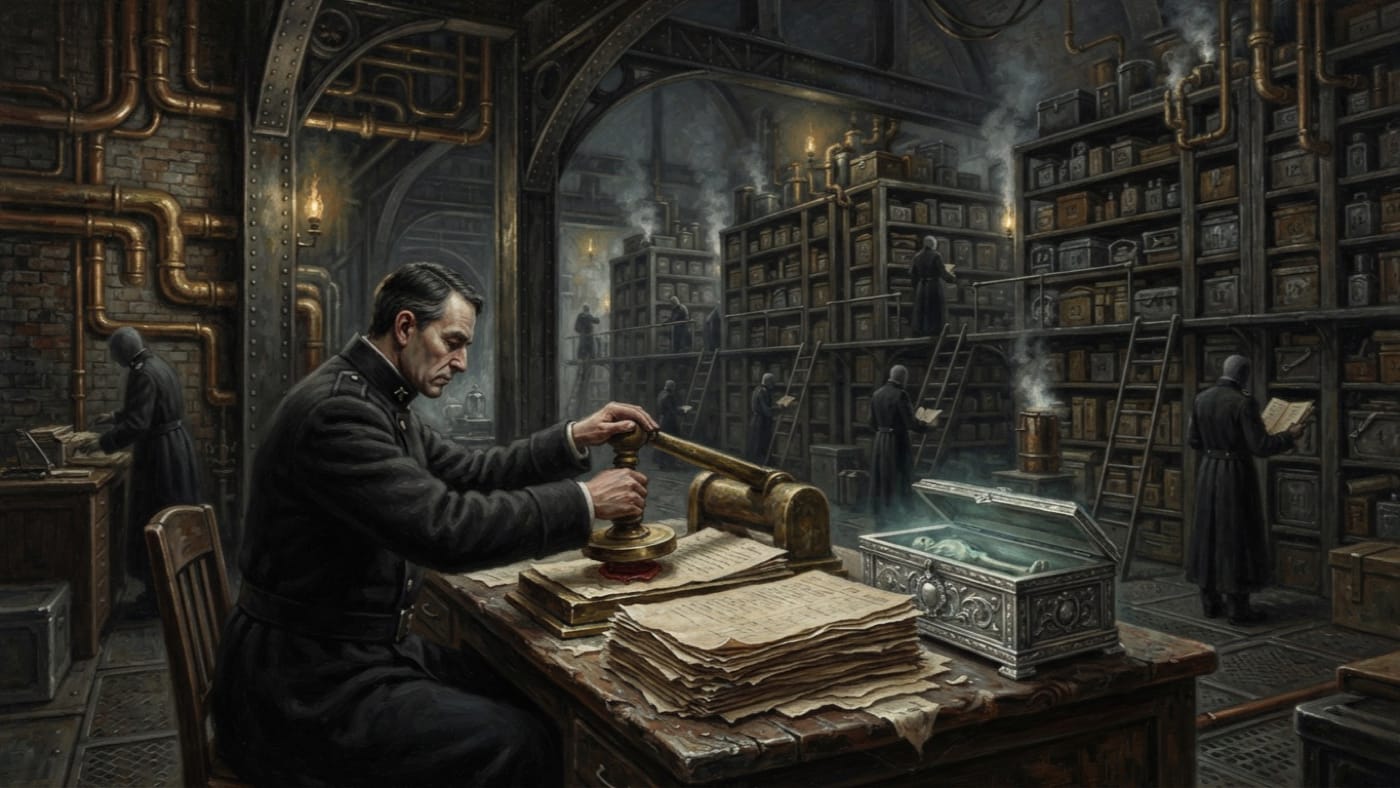 First Ratification of A.S. 92 — First Ratification of A.S. 92, rendered as oil-painting.