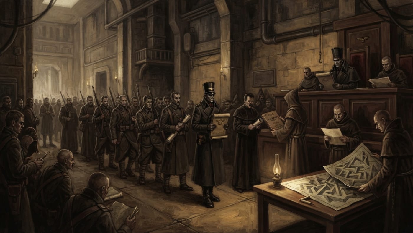 First Shadow Court Expedition — First Shadow Court Expedition, rendered as oil-painting.