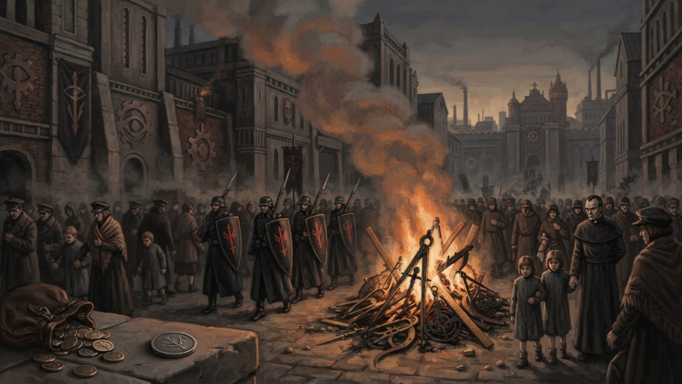 Flaming Sword — Flaming Sword, rendered as oil-painting.