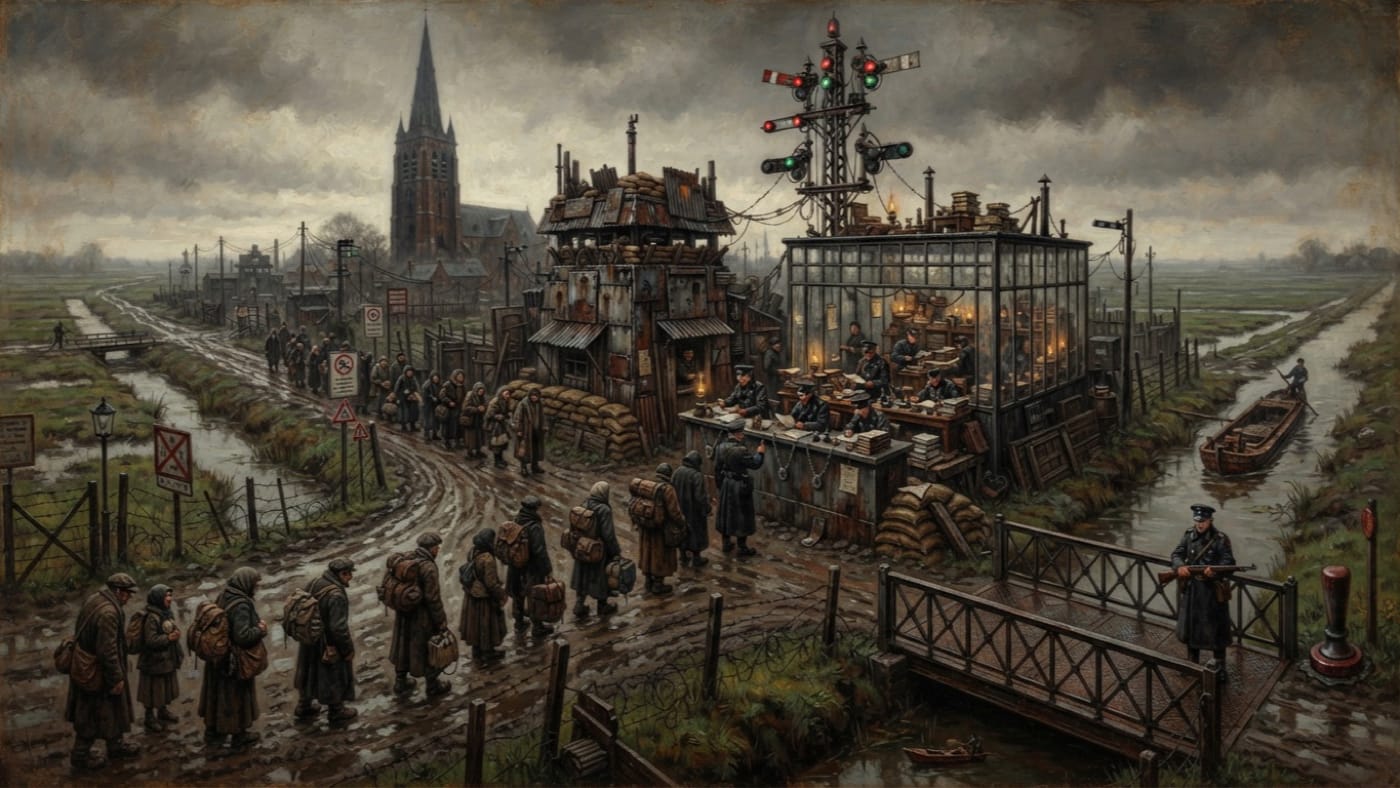 Flanders — Flanders, rendered as oil-painting.