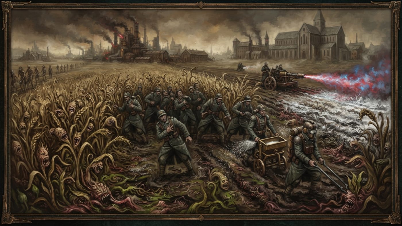 Flesh Litanies — Flesh Litanies, rendered as oil-painting.