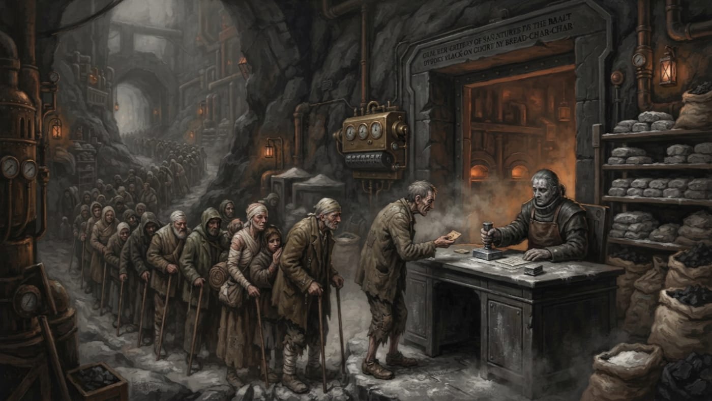 Flour Gate — Flour Gate, rendered as oil-painting.