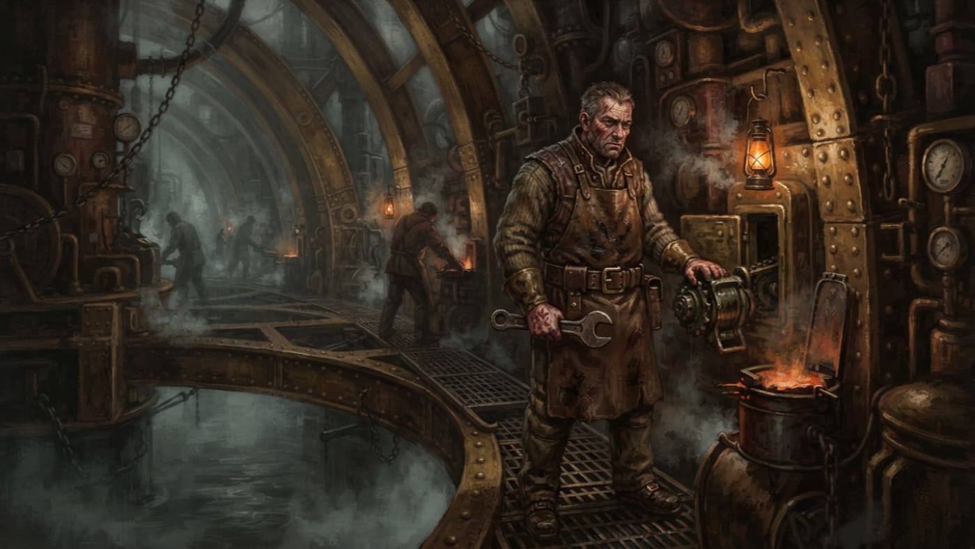 Foreman Jost — Foreman Jost, rendered as oil-painting.