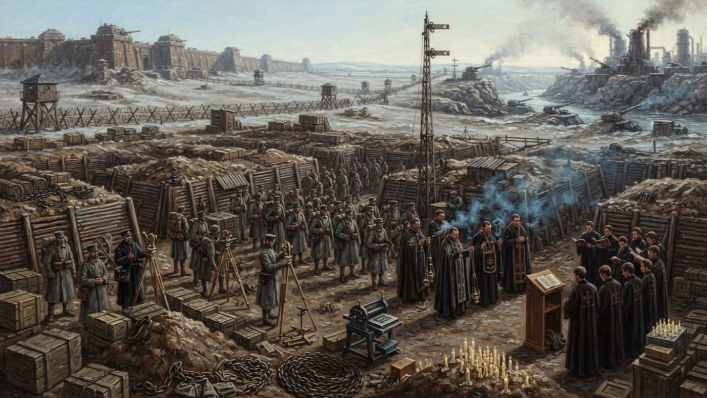 Forward Staging Point Kessler — Forward Staging Point Kessler, rendered as oil-painting.
