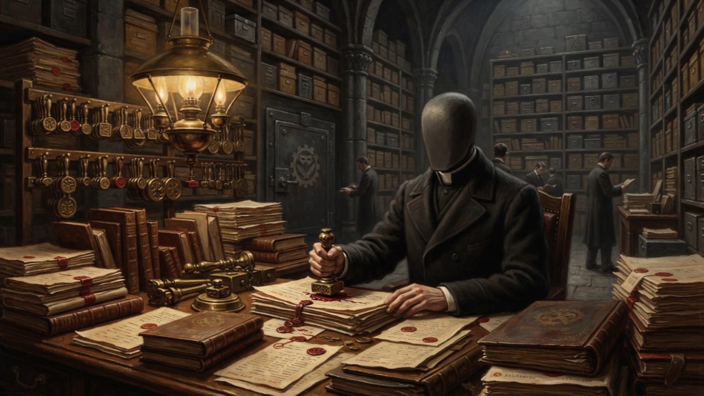 Founding Instruments — Founding Instruments, rendered as oil-painting.
