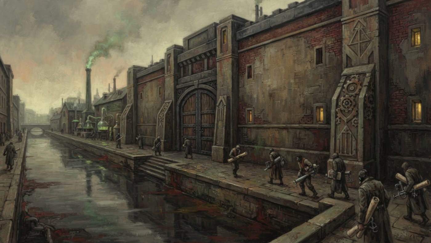 Foundry Archive — Foundry Archive, rendered as oil-painting.