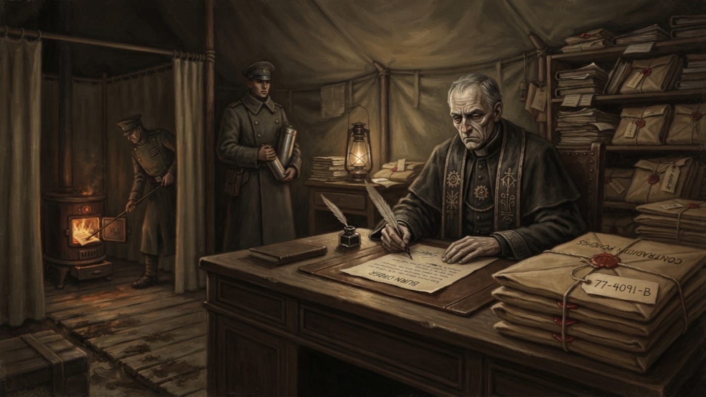 Front Prelate — Front Prelate, rendered as oil-painting.