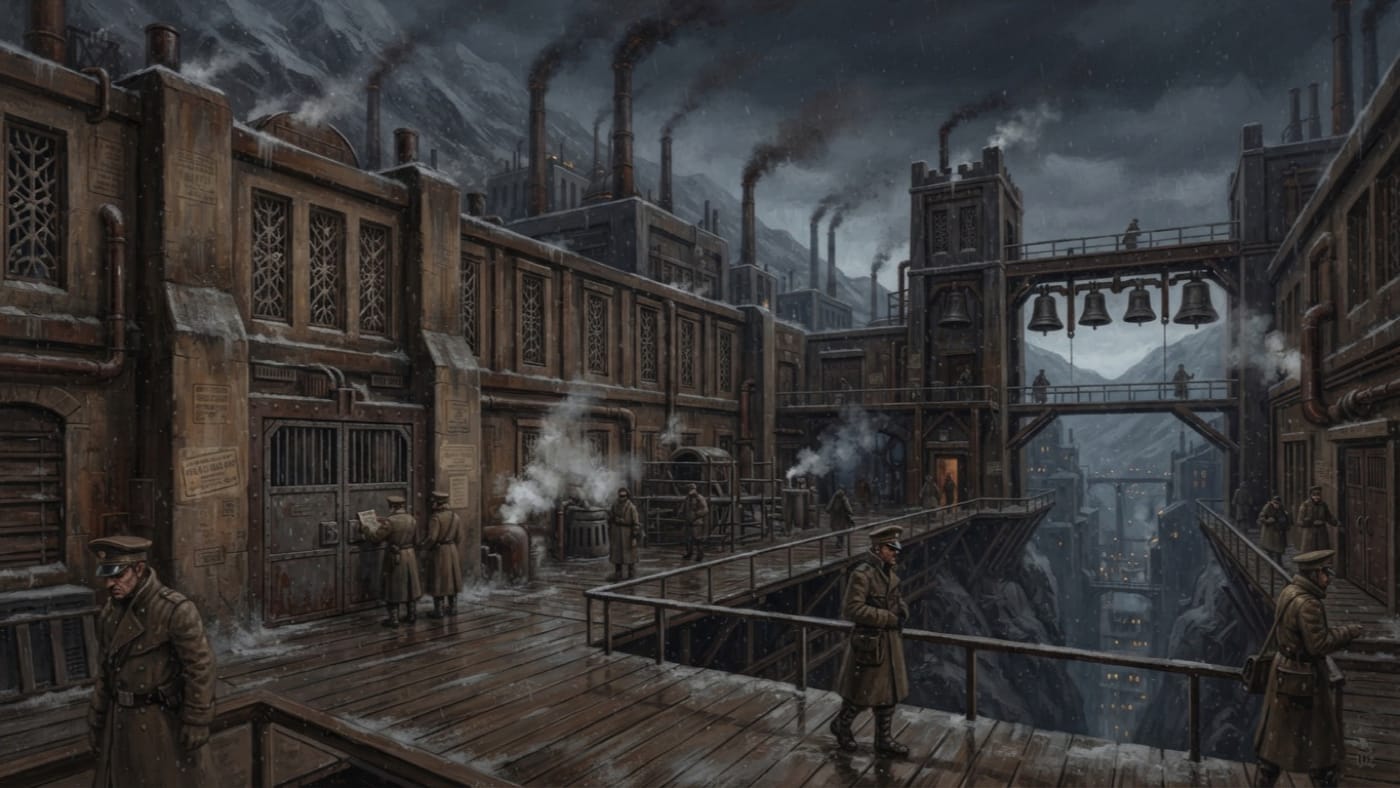 Frontier Chapterhouse — Frontier Chapterhouse, rendered as oil-painting.