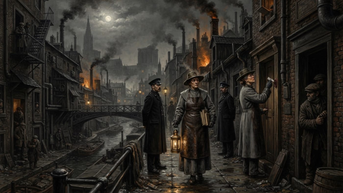 Furnace District — Furnace District, rendered as oil-painting.
