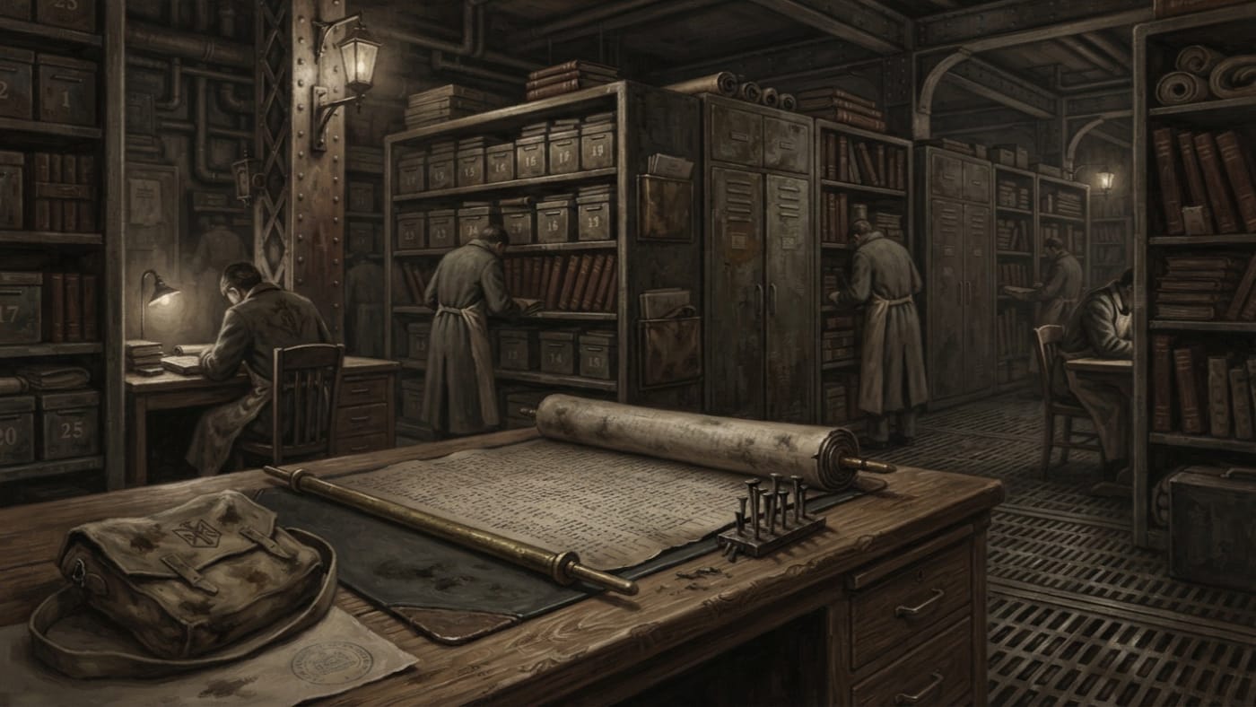 Four Thousand Nails roll — Four Thousand Nails roll, rendered as oil-painting.