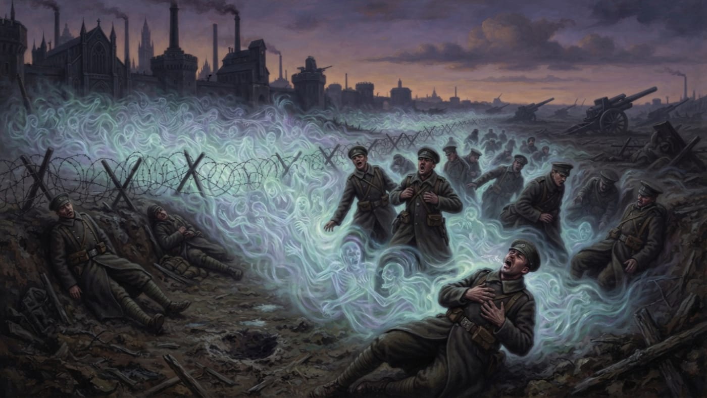 Gas That Sings — Gas That Sings, rendered as oil-painting.