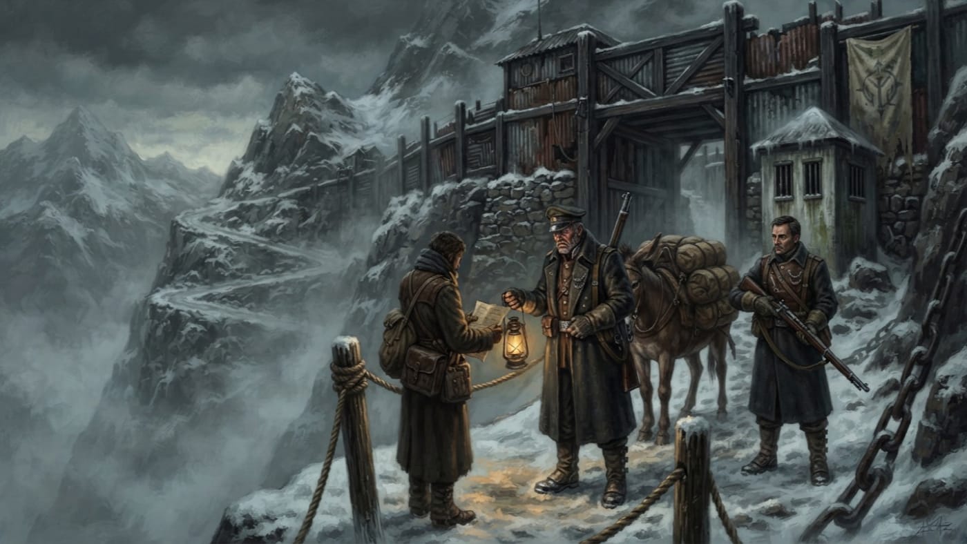 Gate Provosts — Gate Provosts, rendered as oil-painting.