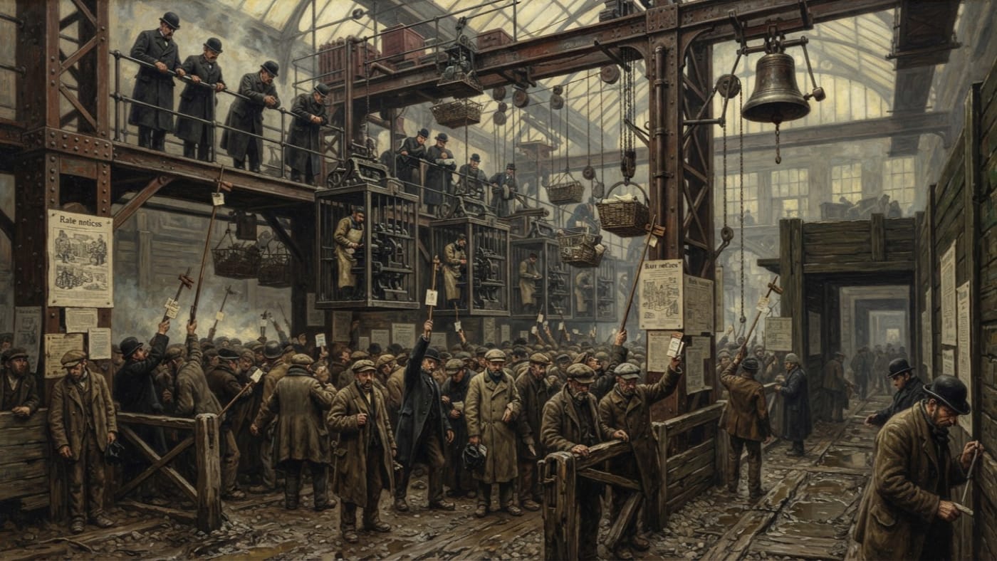 Gate Three — Gate Three, rendered as oil-painting.