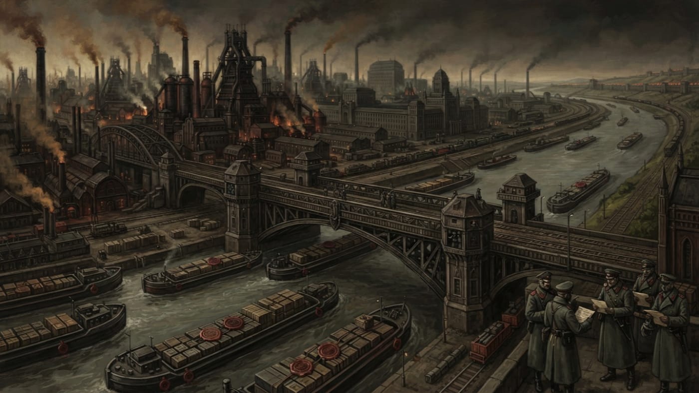 Germany — Germany, rendered as oil-painting.