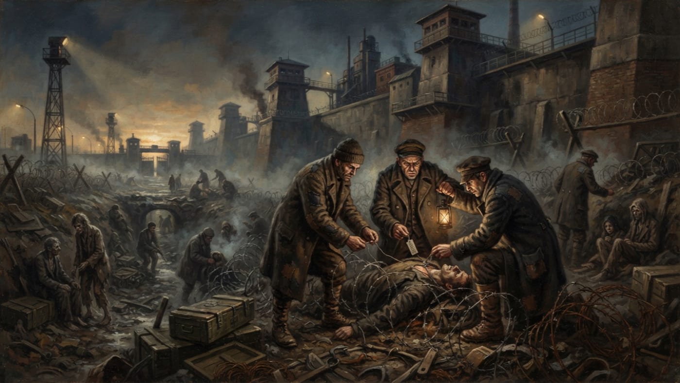 Gleaners — Gleaners, rendered as oil-painting.