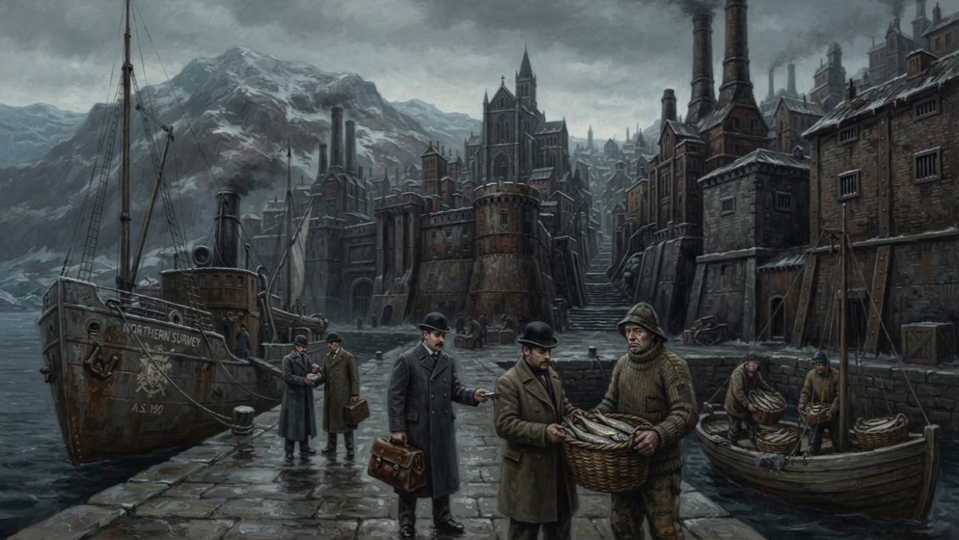 Gothenburg — Gothenburg, rendered as oil-painting.
