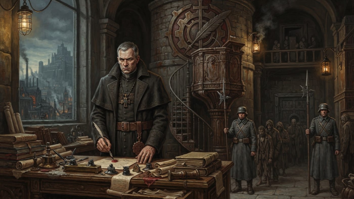 Governor-Praelate — Governor-Praelate, rendered as oil-painting.
