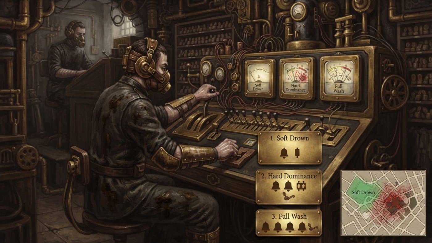 Graduated Dominance — Graduated Dominance, rendered as oil-painting.